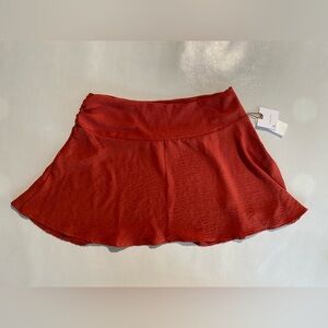 NEW- Womens Be Original Mini Skirt Polyester Baked Apple